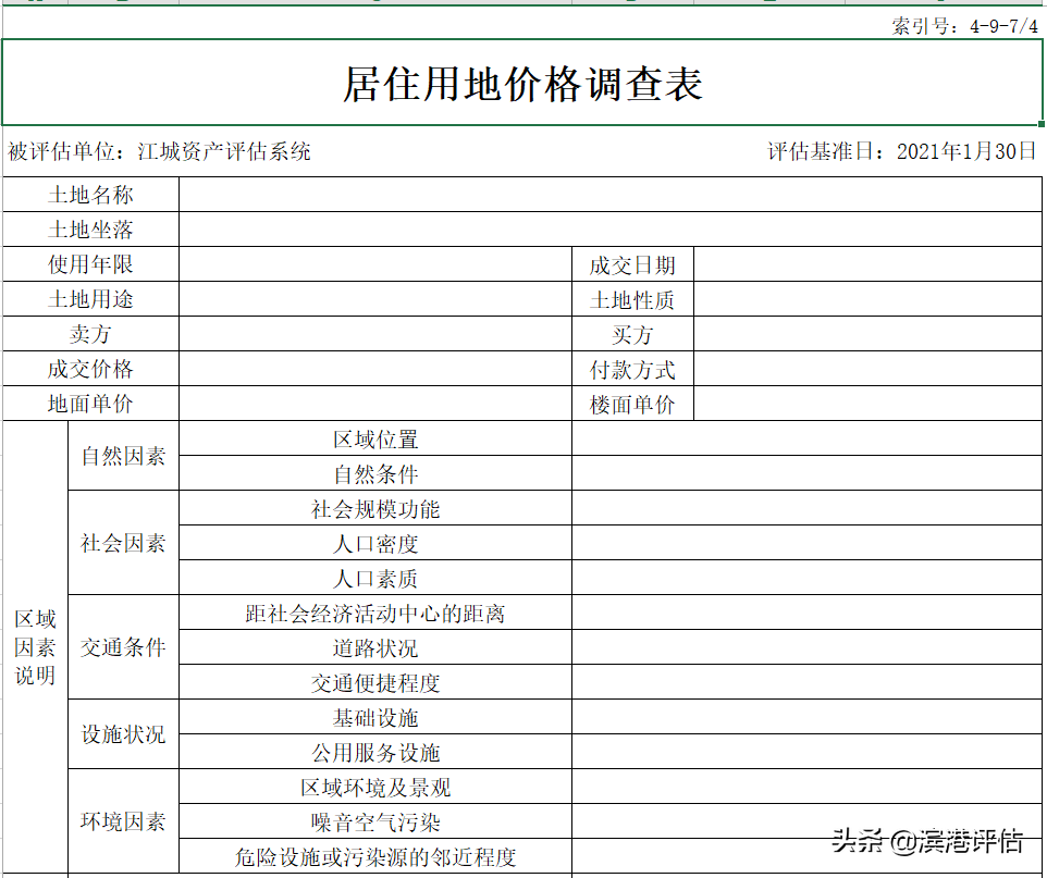 资产评估：土地使用权的评估步骤及综合类工作底稿