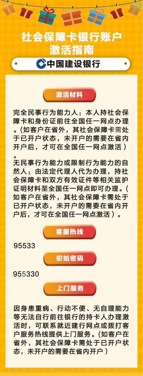 9张图教你激活社会保障卡银行账户！