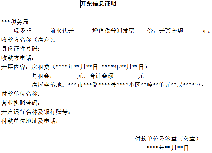 个人出租房屋应交哪些税，咋计算，发票如何开？全帮你整理好了